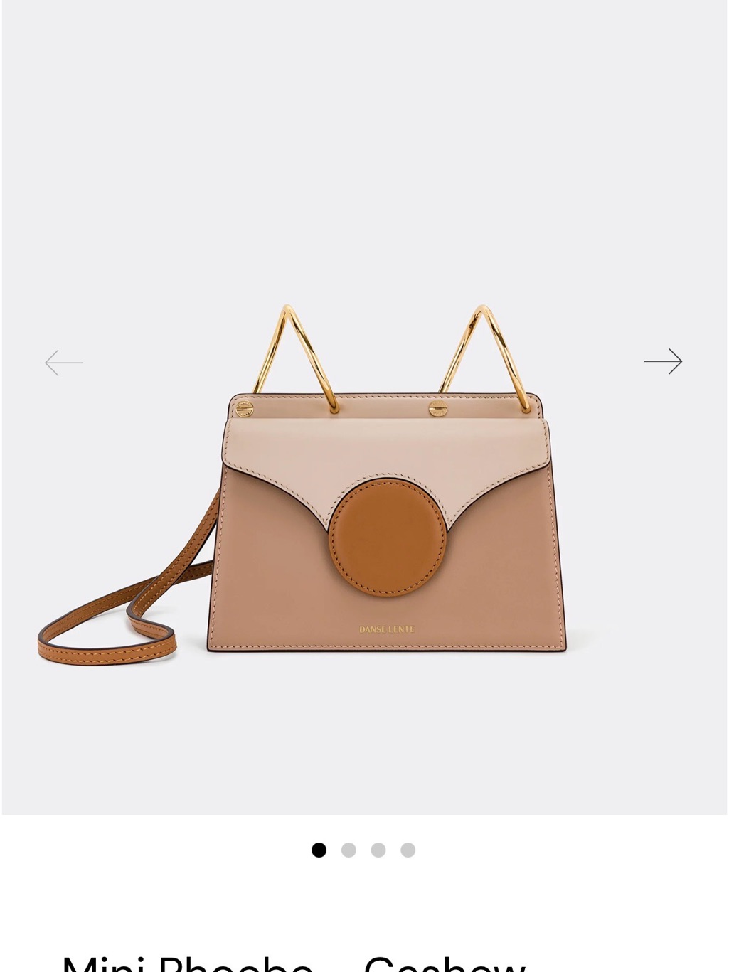 Danse Lente Mini Phoebe Shoulder Bag - Cashew Camel - Never Used Like New — image 2 of 5